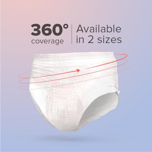Nua Cotton Overnight Period Panties for Women | 360 Degree Coverage | for Heavy Flow | Unscented | 5 Disposable Period Panties | Medium-Large | Upto 0% Leakage (Pack of 3) 3