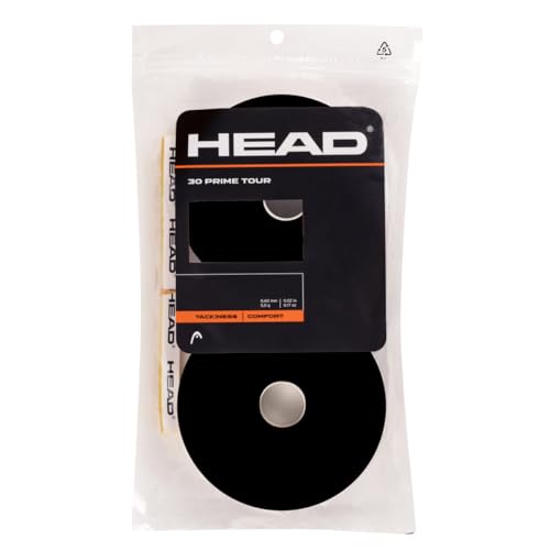 HEAD Prime Tour Overgrip 30 Pack Black