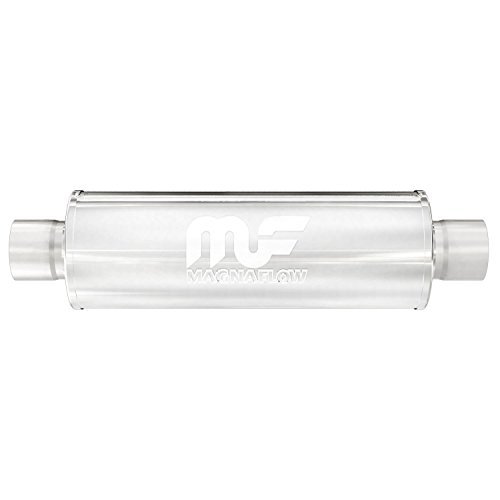 Magnaflow 14156 Race Series Stainless Steel 2.5 Round Muffler by Magnaflow