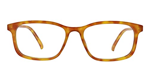 Peepers by PeeperSpecs Mogul Soft Square Blue Light Blocking Reading Glasses, H…