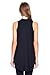 12 Ami Basic Solid Long Flowy Tank T-Shirt Tunic Black M