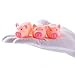 LOUHUA 50 Pieces Mini Rubber Pigs Bulk Baby Bath Toy Pink Tiny Piggies Squeaky Pig Toys for Shower Birthday Party Gift Decoration
