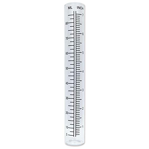 Sunset Vista 8.25 Inches x 1.25 Inches Rain Gauge Glass Tube