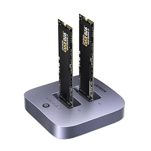 UGREEN M.2 SSD 外付けケース 20Gbps クローンドック デュアルベイ オフラインクローン