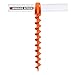 Orange Screw Ultimate Ground Anchors: Heavy Duty Screw-in Tent Stakes for High Wind, Sand, Canopies, and Camping - Made in USA, Included T-Grip Tool - (Small, Single Pack, Orange)