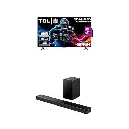 TCL 75-Inch QM6K QLED 4K Smart QD-Mini LED TV with