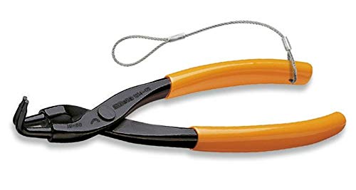 90° Bent Nose Pliers for Safety Elastic Rings. for Holes, PVC Coated Handles H-Safe