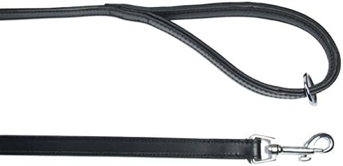 COMFY Leather Lead with PADDED double ply handle (Length 42"(105 cm))