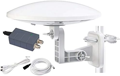 K M Electronics® Omni Directional Caravan Motor Home Boat TV Digital FREEVIEW Booster Aerial KIT