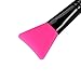DaySeventh Wooden Handle Facial Face Mud Mask Mixing Brush Cosmetic Makeup Brush (Hot Pink)