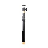 Bestshoot 38 Inch Aluminum Monopod Selfie Stick with Mini Ball Head 4 Sections for Gopro DLSR SLR Camera DV Camcorder Smartphone(q148B)