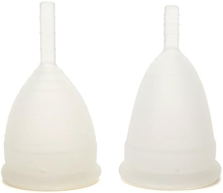 Dandelion Cup Menstrual Cup - Combo Pack - Size 1 Light Flow and Size 2 Heavy Flow - Lily