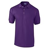 Gildan Mens Ultra Cotton Pique Polo Shirt (L) (Purple)