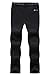 Skyinger Women's Outdoor Windproof Waterproof Softshell Fleece Snow pants nvku-1602 Black L