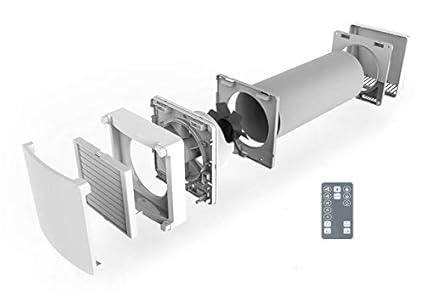 Suedwind Ambientika Advanced Recuperatore Di Calore 93 Monostanza 160 Mm Con Telecomando 60m³h Ventilazione Meccanica Controllata