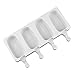 Aoile 4-Hole Silicone Ice Cream Maker Pop Mold Popsicle Lolly Mould Ice Cube Tray Pan DIY Kitchen Tool small