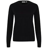 Style & Republic Women's 100% Pure Cashmere Long Sleeve Crew Neck Sweater - Soft, Warm, and Stylish Winter Knit Pullover