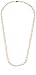 Sterling Silver A-Quality White Freshwater Cultured Pearl Necklace