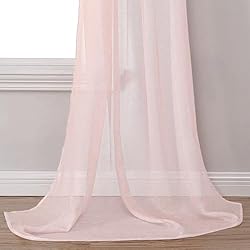 DONREN Luxury Sheer Window Scarf for Window