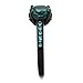 Marimor Jewelry 2.16 Carat Blue Green Zirconia Black Stainless Steel Engagement Ring Women's Size 5-10