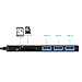 Cateck Ultra Thin USB 3.0 3-Port USB Hub with SD/TF Card Reader Combo