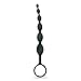 Fifty Shades of Grey Pleasure Intensified Black Silicone Anal Beads - Graduated Size - 7.5 inch