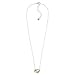 Silpada 'Dazzler' Necklace with Crystal in Sterling Silver & Brass