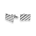 Cufflinks for Mens Shirt -Stainless Steel Fashion Jewelry Set comes with case. Designer custom made stud cufflink with box holder, Perfect for groomsmen gifts, all men, and tie bars. Better than sterling silver, gold, brass, and copper (Silver)