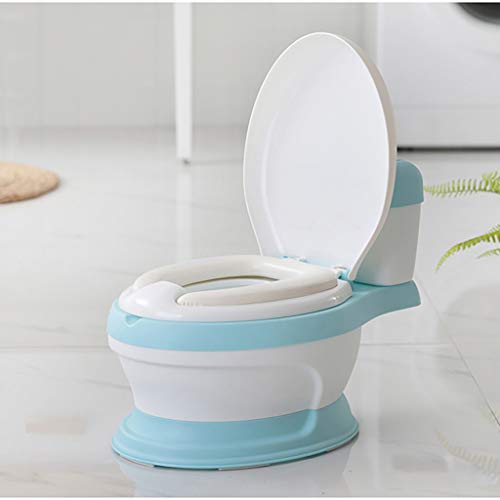 Nesee Potty Toilet Trainer Seat for Toddler Boys & Girls - Adjustable Toilet Trainer Seat (Blue)