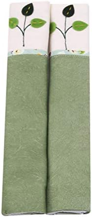 JIFNCR Refrigerator Handle Covers Funny Pattern Oven Door Handle Covers Fridge Microwave Oven Handle Covering Clean Smudges Kitchen Appliance,Green