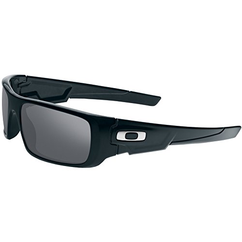 Oakley Men's Crankshaft Rectangular Eyeglasses, Polished Black/Black Iridium, 60 mm