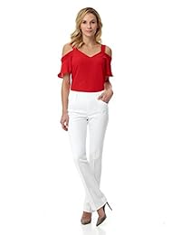 Pantalón de algodón elástico para dama (360 grados)