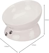 TRIXIE Ceramic Cat Feeding Station White 0.25 L 13 cm Bowl view 6