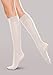 Women’s Trouser Socks, 6 Pairs, Opaque Stretchy Nylon Knee High, Many Colors