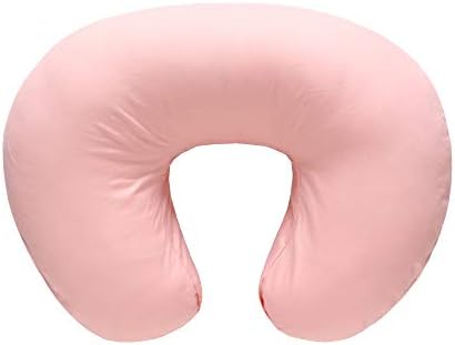 Baby Nursing Pillow Slipcover, Only Designed for LAT Baby Nursing Breastfeeding Pillows (Pink)