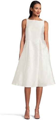 Amazon.com: Adrianna Papell Women's Sleeveless Tea Length Dress, Ivory, 8 :  Clothing, Shoes & Jewelry