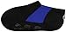 Nufoot Booties Men's Shoes, Foldable & Flexible Footwear, Fold and Go Travel Shoes, Yoga Socks, Indoor Shoes, Slippers, Black with Royal Blue Stripes, Large