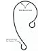 More Birds 38022 Metal Branch Hook Feeders, small, Black