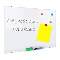 ZHIDIAN Glass Dry-Erase Board Set, 4