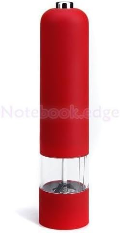 Amazon Co Jp 赤い電気塩胡椒スパイスのマスタードシードをふりかけてミルグラインダーミュラー ホーム キッチン