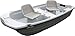 Sun Dolphin Pro Fishing Boat (Gray/Black, 9.4-Feet)