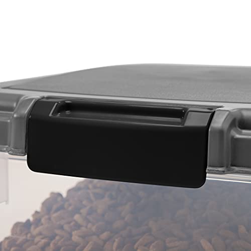 IRIS USA 3Piece 35 Lbs / 45 Qt WeatherPro Airtight Pet Food Storage