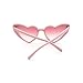 Heart Sunglasse Vintage Retro Cat Eye Oversized Sunglasses