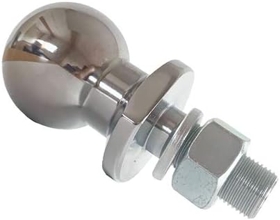 Amazon ヒッチボール スチール製 ボール直径 2インチ 軸径 19mm 牽引能力 約1500kg 船舶用トレイラーパーツ 車 バイク