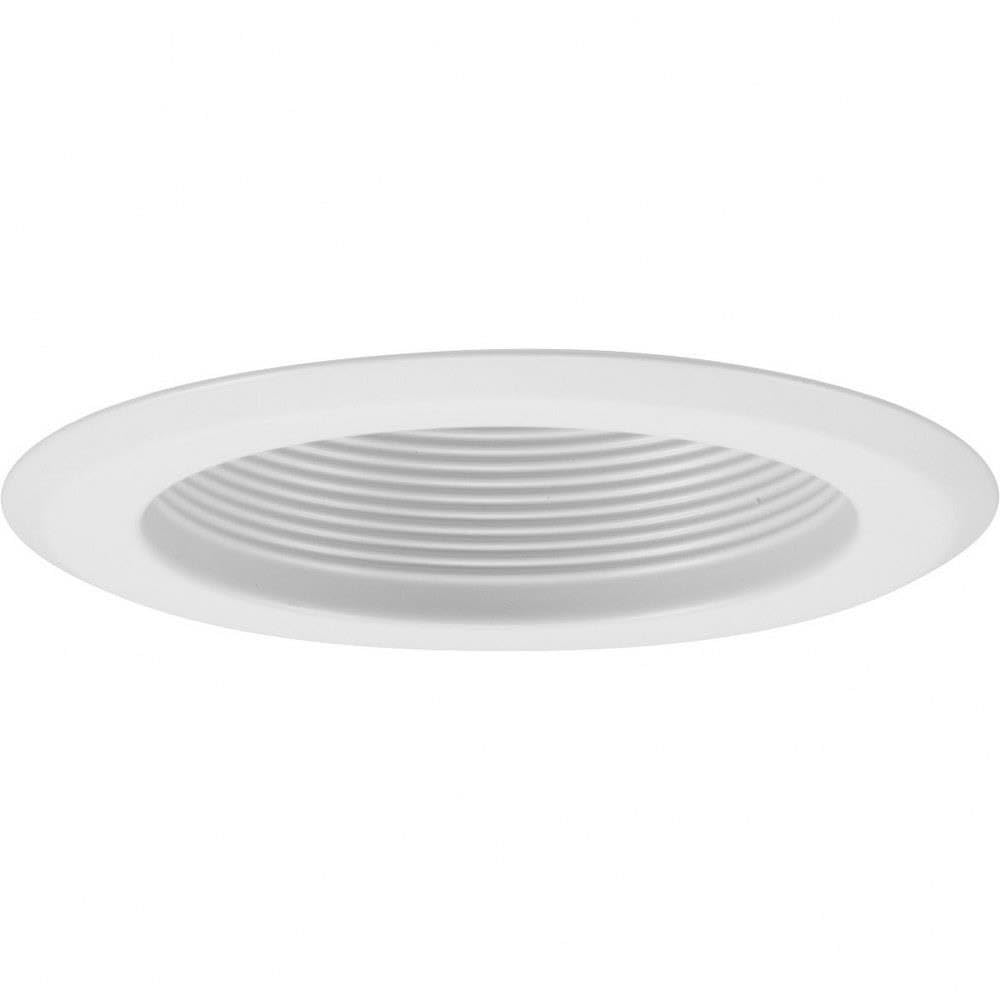 Photo 1 of Progress Lighting P868-28 Recessed 5" Step Baffle Trim, White