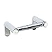 MODONA Toilet Paper Holder with Stainless Steel Roller - Polished Chrome - Oval Series - 5 Year Warrantee
