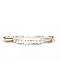 Clip para suéter, elegante perla, clip para cuello de cárdigan