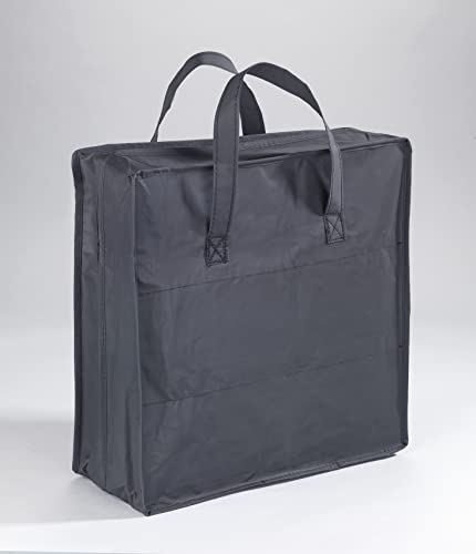 Wenko - Washable Bag for 3 Pairs of Shoes with Plastic Film, 37.5 x 16.5 x 24.5 cm, Black and Brown
