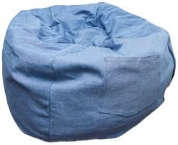 Fun Furnishings Beanbag, Small, Denim
