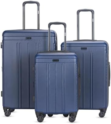 Amazon.com | IZOD Sabina 3 Piece Expandable Hardside Luggage Set